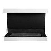 ScandiFlames Dakota White 3-sided Wall Biofireplace - 80cm