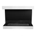 ScandiFlames Dakota White 3-sided Wall Biofireplace - 80cm