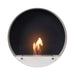 ScandiFlames Delaware Round Wall Mounted Biofireplace - White
