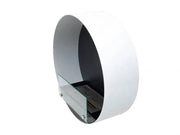 ScandiFlames Delaware Round Wall Mounted Biofireplace - White