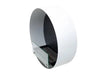 ScandiFlames Delaware Round Wall Mounted Biofireplace - White