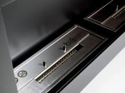 ScandiFlames Large Wall Mounted Biofireplace - Black