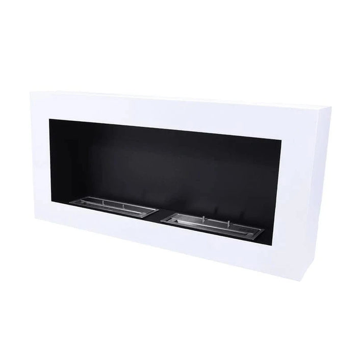ScandiFlames Large Wall Mounted Biofireplace - White