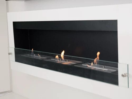 ScandiFlames Large Wall Mounted Biofireplace - White