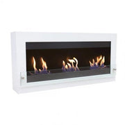 ScandiFlames Large Wall Mounted Biofireplace - White