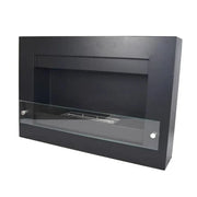 ScandiFlames Nebraska Wall Mounted Biofireplace - Black