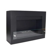 ScandiFlames Nebraska Wall Mounted Biofireplace - Black