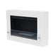 ScandiFlames Nebraska Wall Mounted Biofireplace - White
