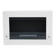ScandiFlames Nebraska Wall Mounted Biofireplace - White