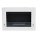 ScandiFlames Nebraska Wall Mounted Biofireplace - White