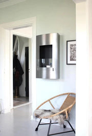 ScandiFlames Vertical Bioethanol Wall Mounted Fireplace
