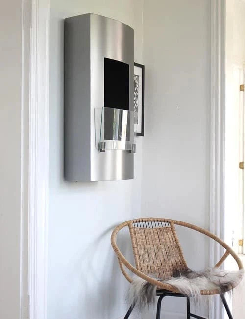 ScandiFlames Vertical Bioethanol Wall Mounted Fireplace