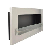 ScandiFlames XL Wall Mounted Biofireplace - Stainless Steel