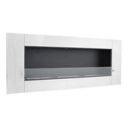 ScandiFlames XL Wall Mounted Biofireplace - Stainless Steel