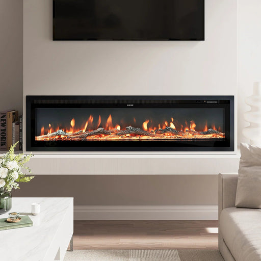 SmallBee 50" Media Wall Electric Fireplace - LUXE SUPPLIES