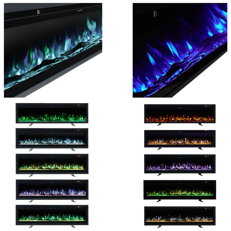 SmallBee 50" Media Wall Electric Fireplace - LUXE SUPPLIES