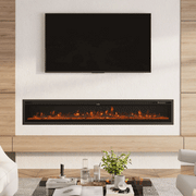 SmallBee 80" Media Wall Electric Fireplace - LUXE SUPPLIES