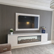 Standard Acoustic Slat Wall Panel - Grey - LUXE SUPPLIES