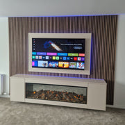 Standard Acoustic Slat Wall Panel - Walnut - LUXE SUPPLIES