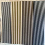 Standard Acoustic Slat Wall Panel - White Oak - LUXE SUPPLIES