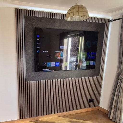 TV Backboard in Cupria Slate - LUXE SUPPLIES
